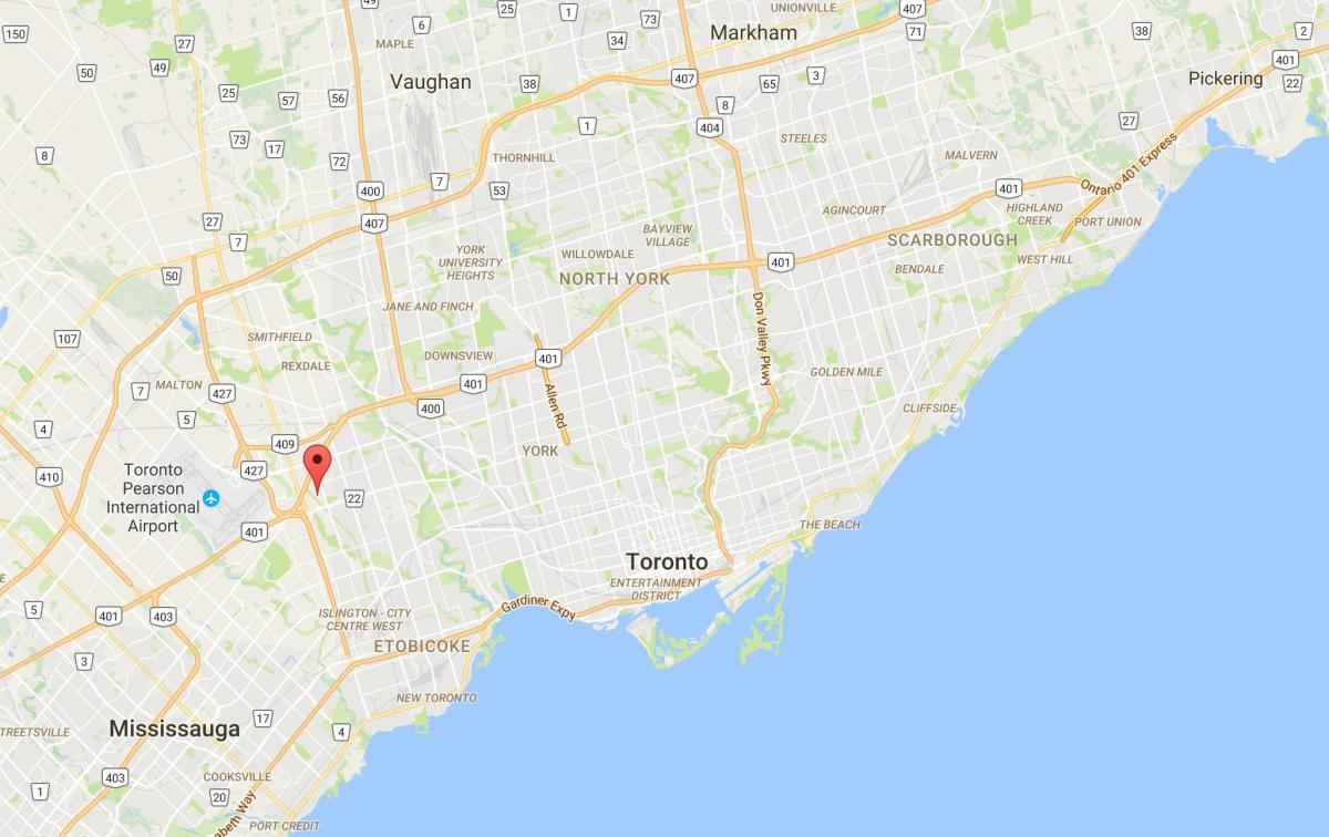 Kart Willowridge rayonu, Toronto