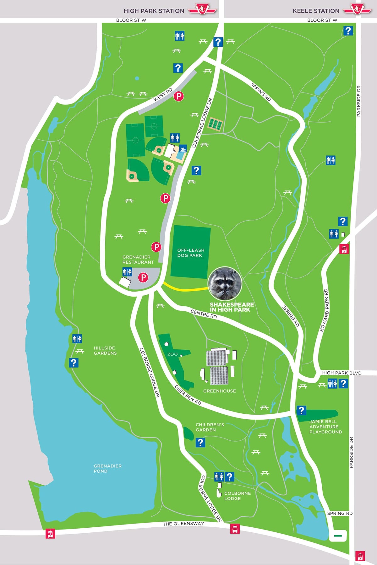 Kart parkının yüksək Toronto