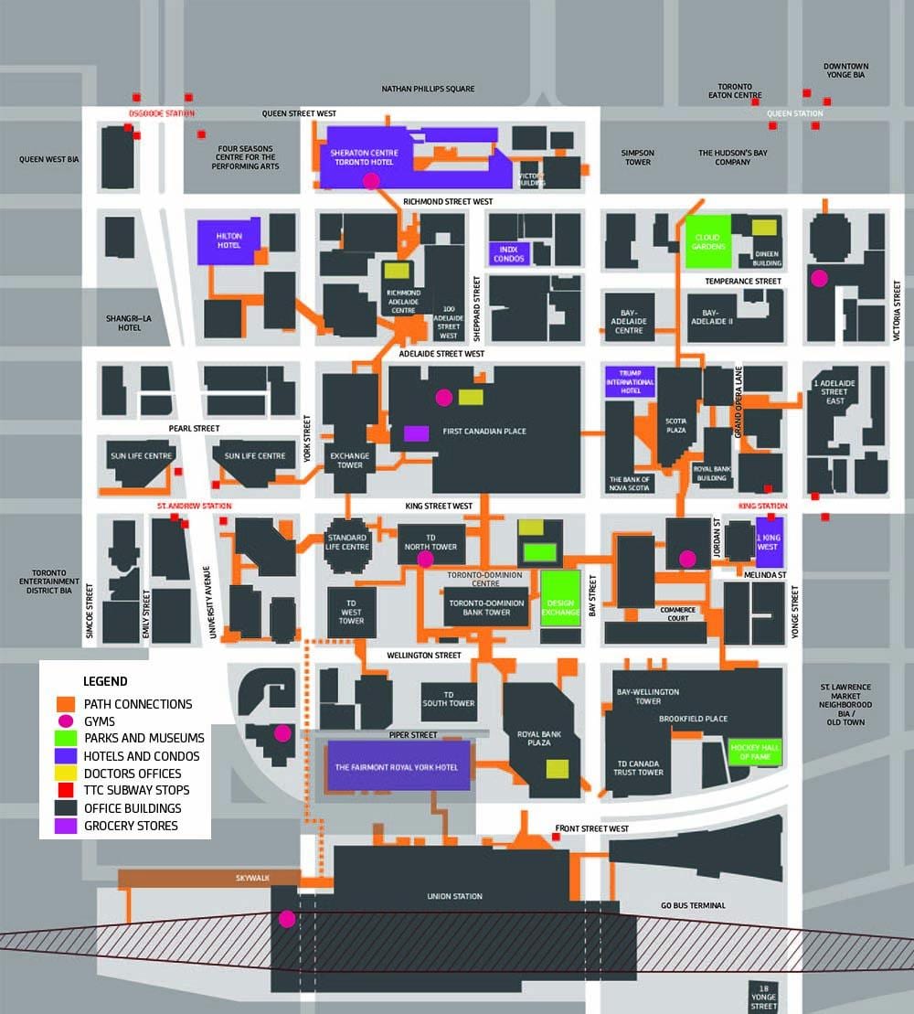 Kart yolu piyada yolu Toronto 