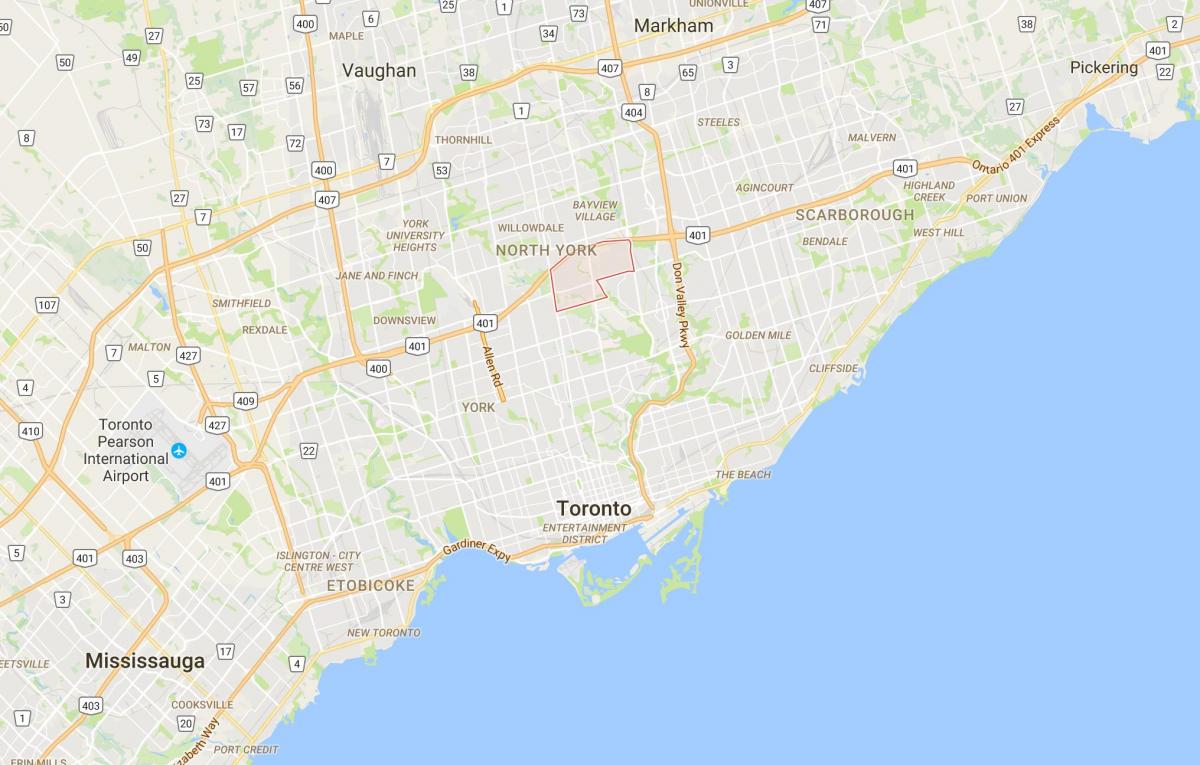 Kart York-Mills rayonu, Toronto