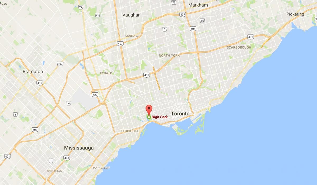 Kart yerləri rayonu, Toronto