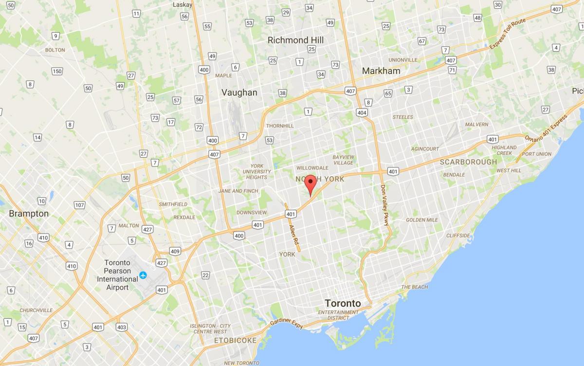 Kart yüksəkliklərdə zireh rayonu, Toronto