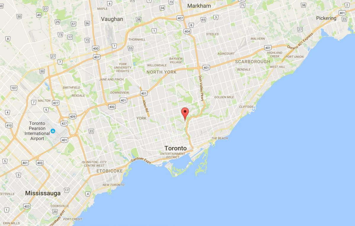 Kart Губернаторский körpü rayonu, Toronto