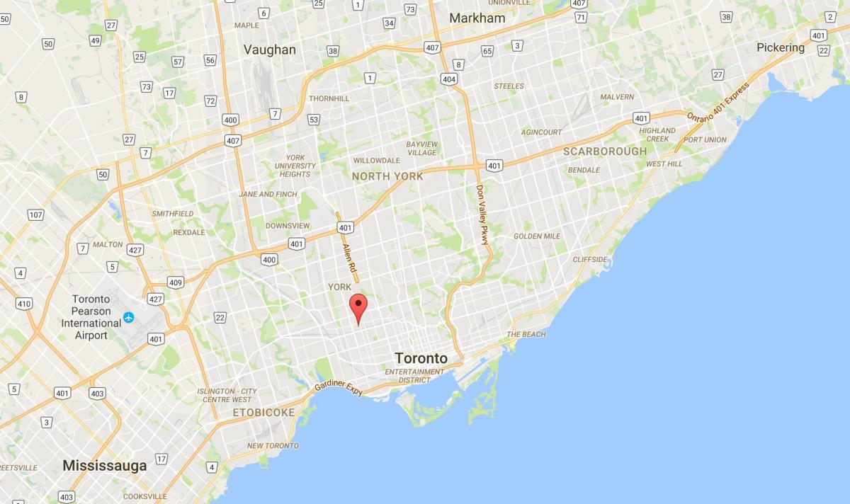 Kart Дэвенпорт rayonu, Toronto