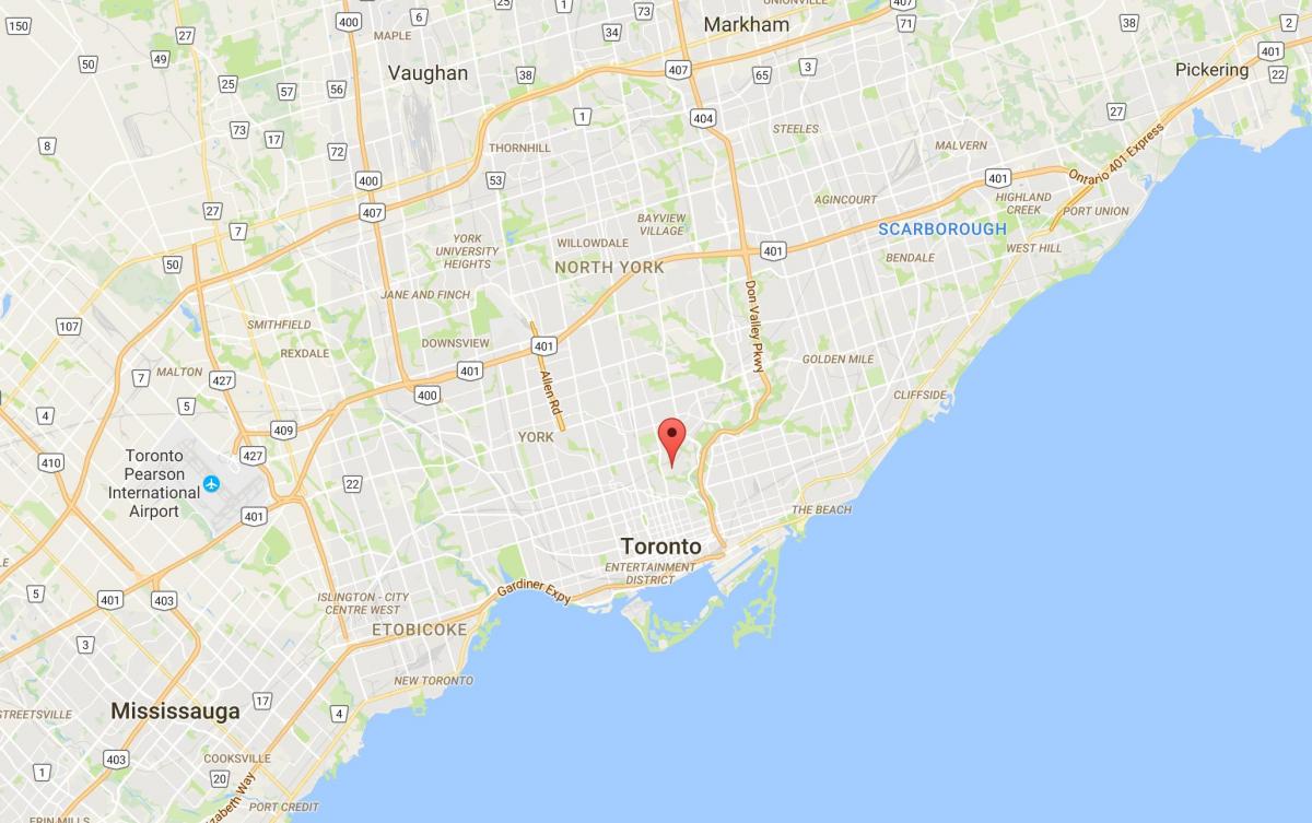 Kart Роздейл rayonu, Toronto