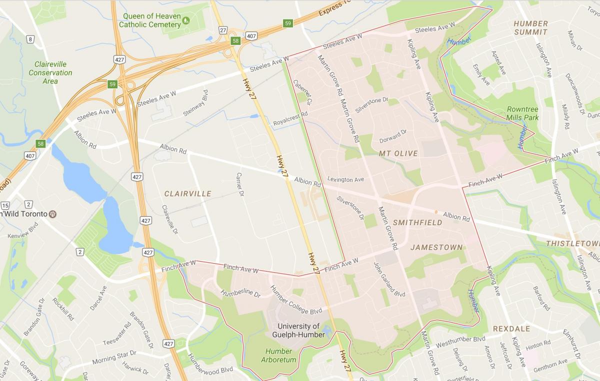 Kart Смитфилд rayonunda rayonunda Toronto