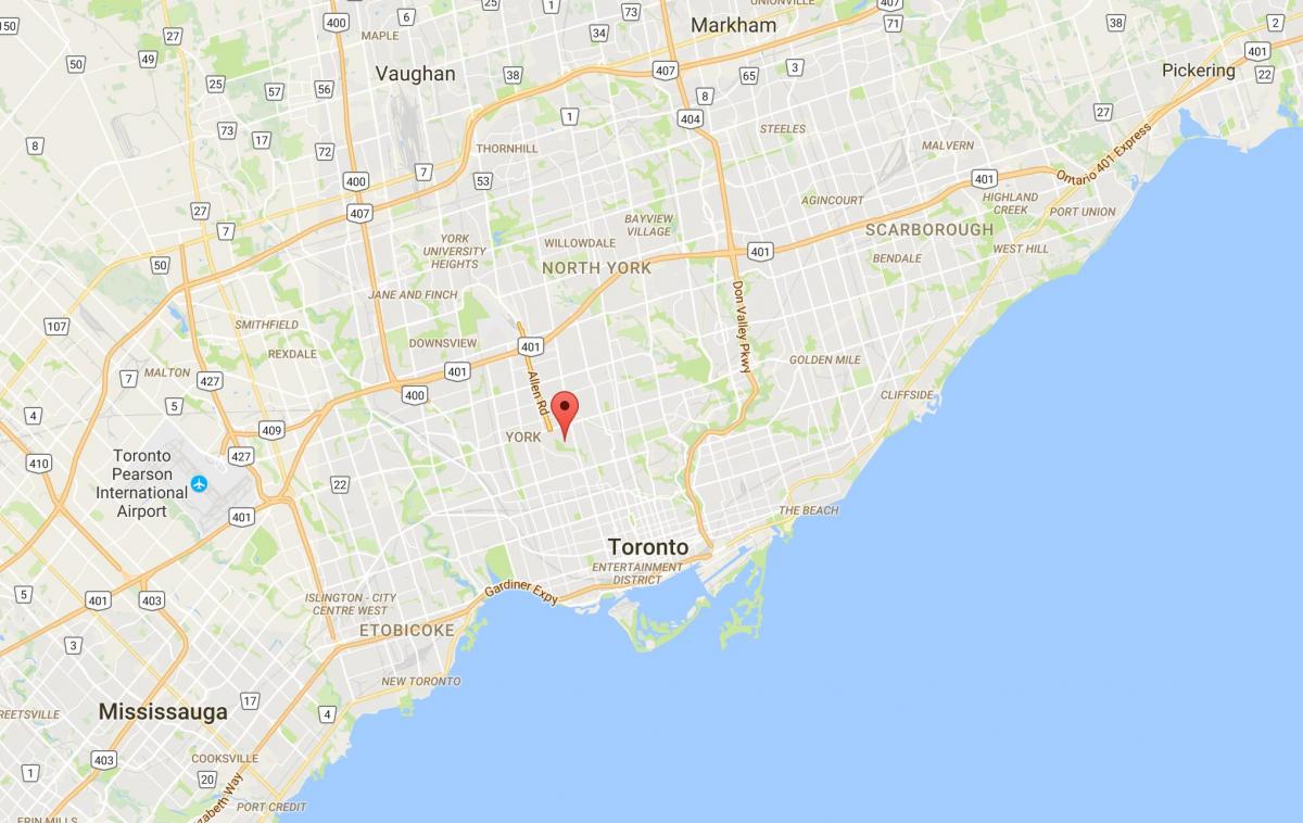 Kart Хоби–Cedarvale rayonu, Toronto