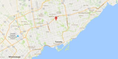 Kart şəlalə хоггс Холлоу rayonu, Toronto