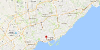 Kart Queen küçəsi qərb rayonunda Toronto