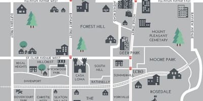 Kart şəhər mərkəzi Toronto