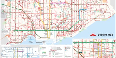 Kart Toronto avtobus
