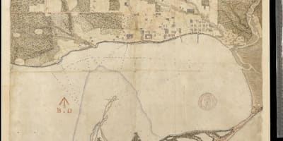 Xəritə torpaq əsrin ilk York, Toronto 1787-1884