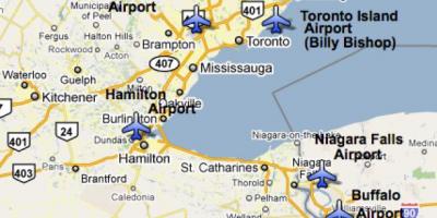 Kart hava limanları ilə yanaşı, Toronto