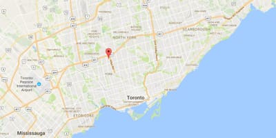 Kart yüksəkliklərdə Lourens rayonu, Toronto