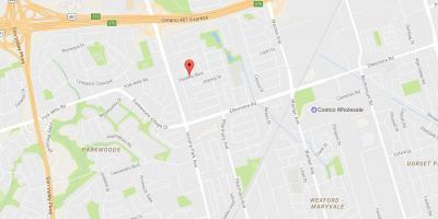 Kart Maryvalen eighbourhood Toronto