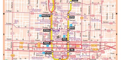 Kart metro stansiyası şəhərin Toronto