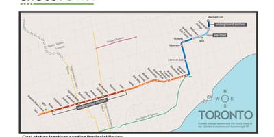 Kart Toronto 5 metro xətti Эглинтон
