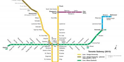 Metro xəritəsi, Toronto