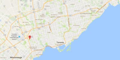 Kart Qərb Dean rayonunda Toronto