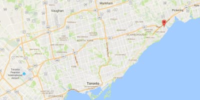 Kart Qərbi Rouge rayonunda Toronto