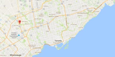 Xəritə ətrafında Toronto