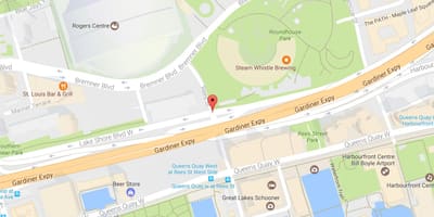 Xəritə ünvan verilənlərini küçə Toronto