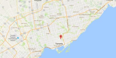Kart Sent-Ceyms şəhərin Toronto