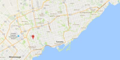 Kart Thorncrest rayonunda Toronto