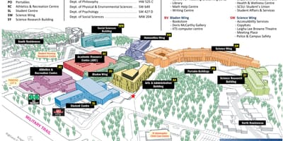 Kart Toronto universitetinin Скарборо