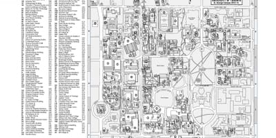 Kart Toronto universitetinin Sent-Джорджес kampus
