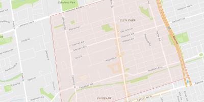 Kart Брайар-Hill–Белгравия rayonunda Toronto