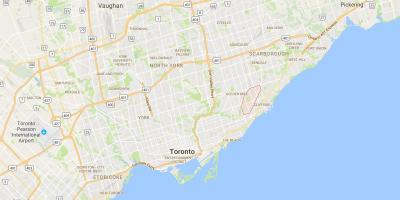Kart Скарборо Junctiondistrict Toronto
